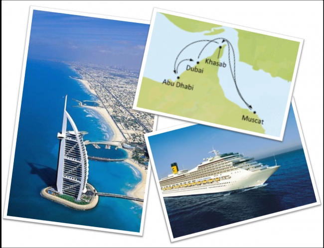 Paquete Costa Cruceros  Emiratos Arabes y Oman
