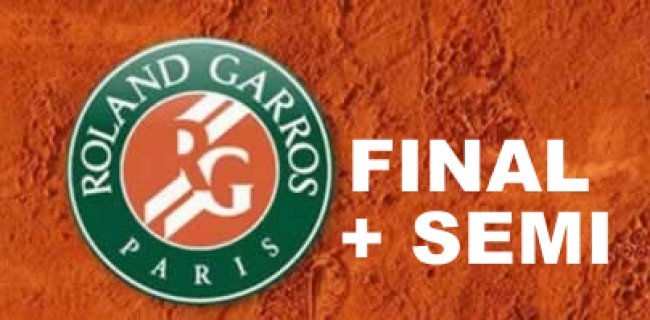 ROLAND GARROS Semi final y Final - 07 Noches