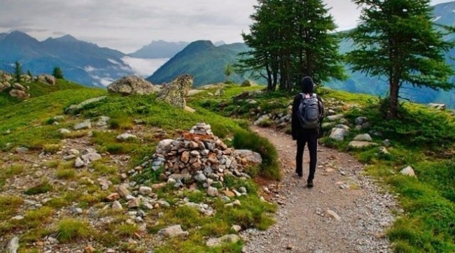 Los caminos de Santiago a pie