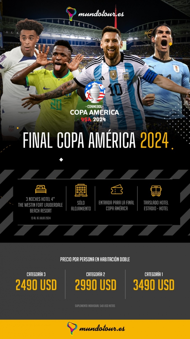 Paquetes a la Copa America 2024